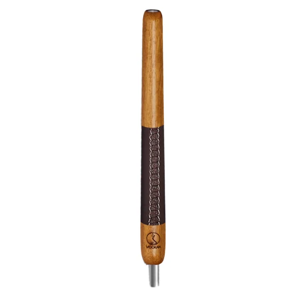 Επιστόμιο Ναργιλέ Wookah Iroko Brown Leather1