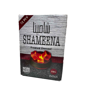 Κάρβουνα (COCO) καρύδας ναργιλέ Shameena 25mm 1kg