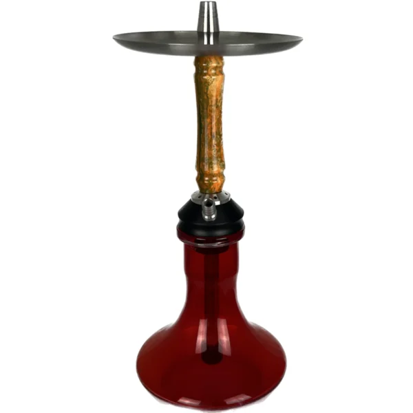 Ναργιλές Naya 1119 Πορτοκαλί με κόκκινη Γυάλα 42cm