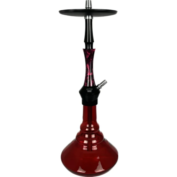Naya Ναργιλές 1406 Κόκκινο 52cm Με Κόκκινη Γυάλα