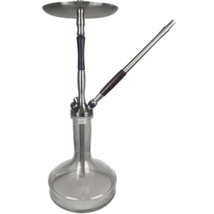 Union Hookah 1536 Ασημί-Μαύρος 56cm