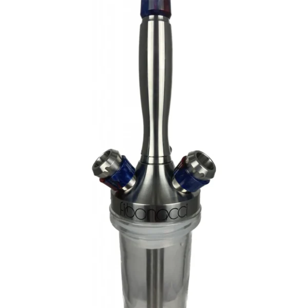 Union Hookah 1536 Ασημί-Μαύρος 56cm - Image 2