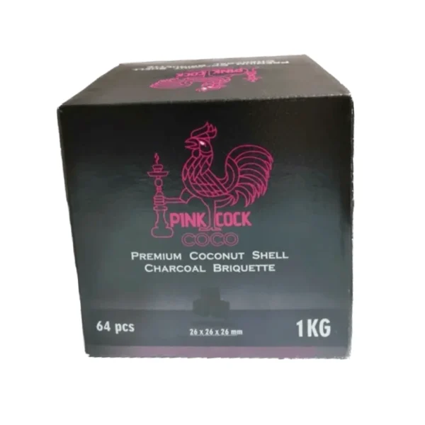 Κάρβουνα Ναργιλέ Pink Cock 20kg 26mm