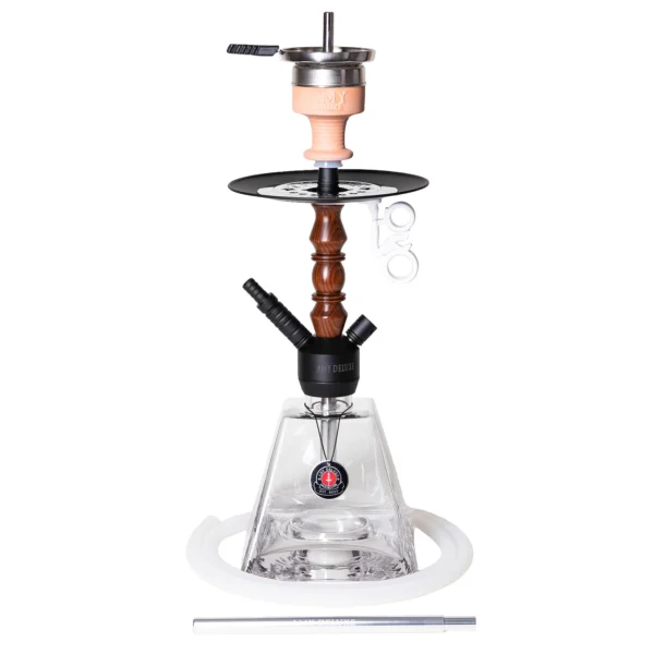 Ναργιλές Amy deluxe 090 Pyrawood 58cm Διάφανο