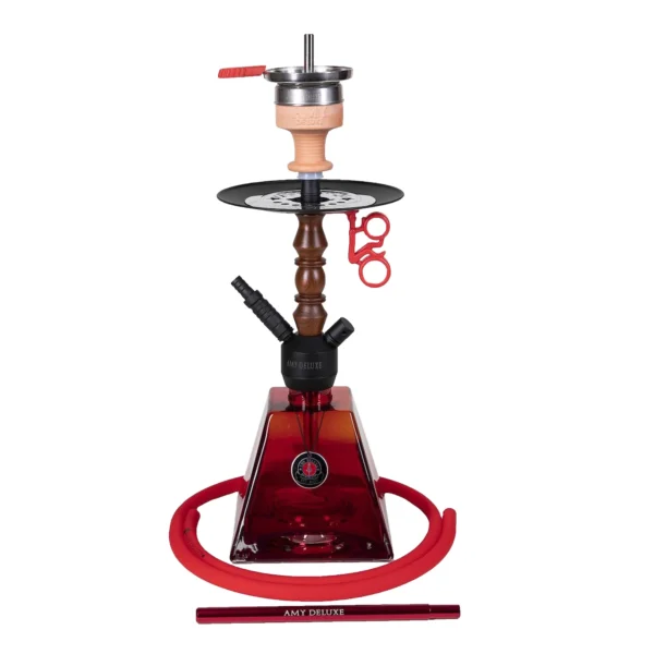 Ναργιλές Amy Deluxe 090 Pyrawood 58cm Κόκκινο